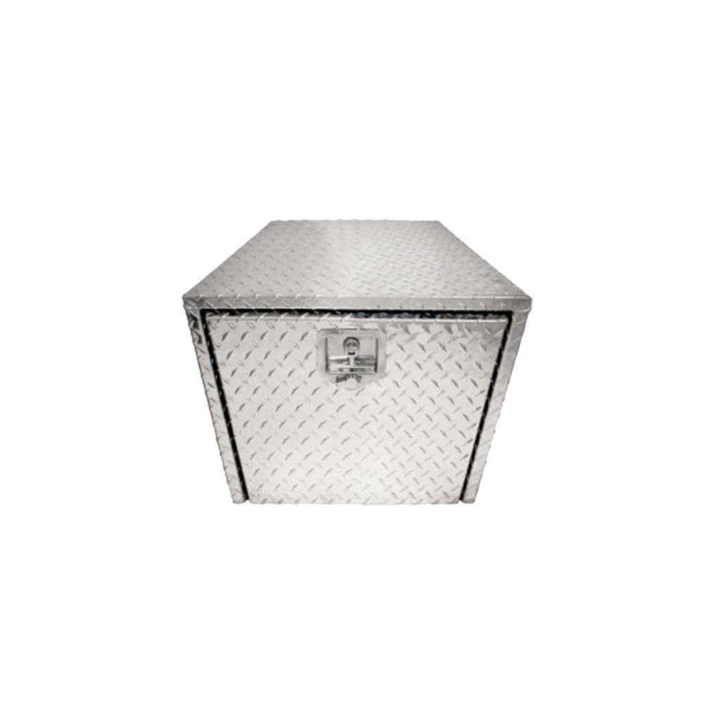 24"L X 18"W X 18"H Aluminum Diamond Plate Tool Box