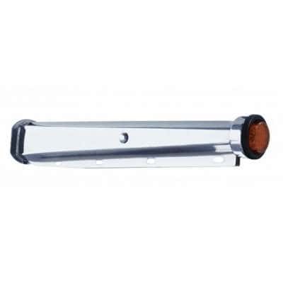 30" Heavy Duty Mud Flap Hangers With 9 LED End Cap & Grommet - Amber LED