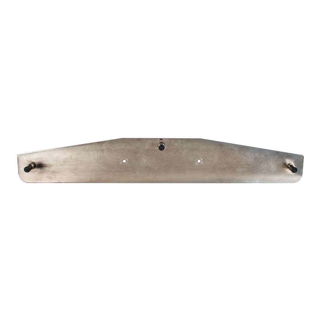 4" x 24" Chrome Bottom Mud Flap Weight With Oval Texas Flag Emblem