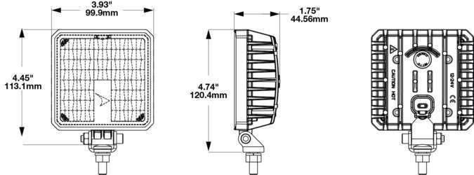 Jw Speaker Led Compact Work Light – Model 892 Pedestal Mount 6 LED Compact Work Light – Model 892 Pedestal Mount
