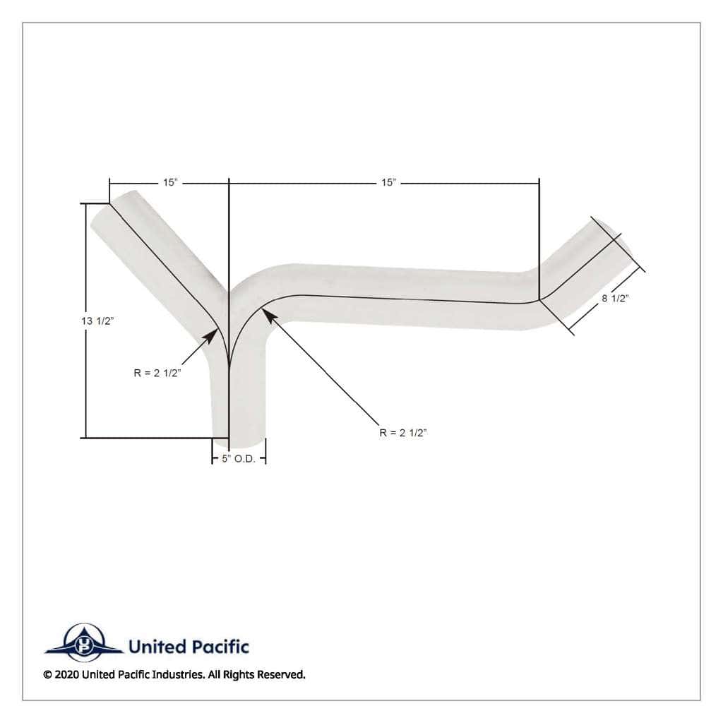 Exhaust Y-Divider For Kenworth K180-14766