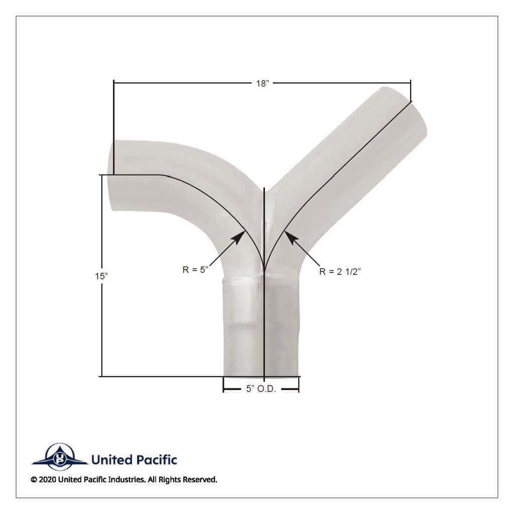 Exhaust Y-Divider For Kenworth K180-18028