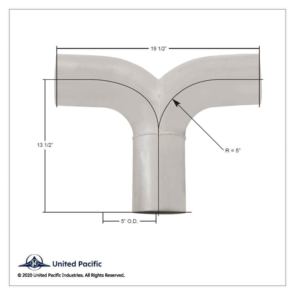 Exhaust Y-Divider For Kenworth Aerocab K180-18613