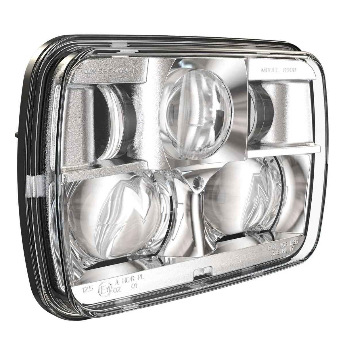 JW Speaker 5″ x 7″ LED Headlights Model 8900 Evolution 2 – Non-Heated Chrome