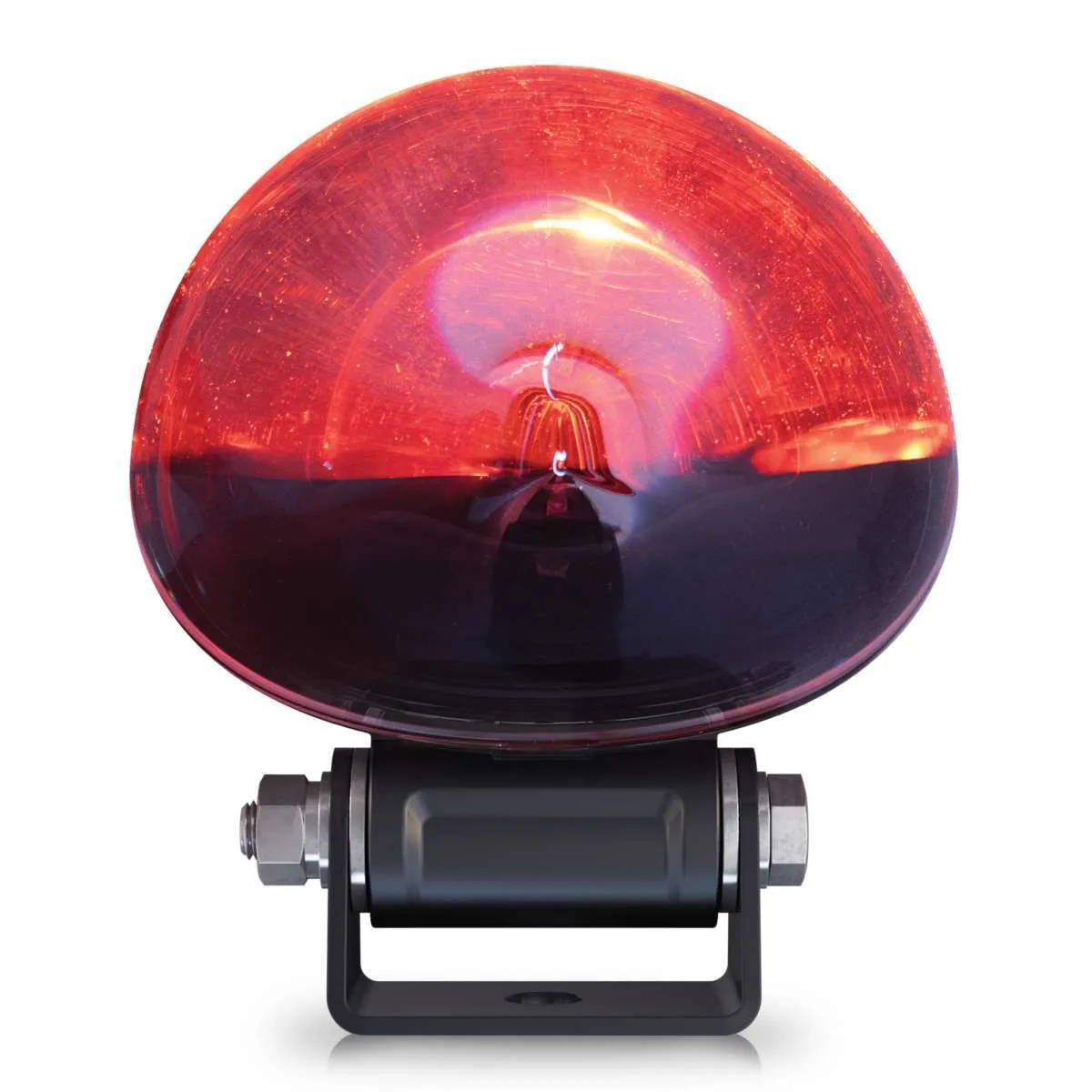 JW Speaker 5" x 3" Round Arc LED Forklift Warning/Safety Light Model 777 GEN 2 - Red