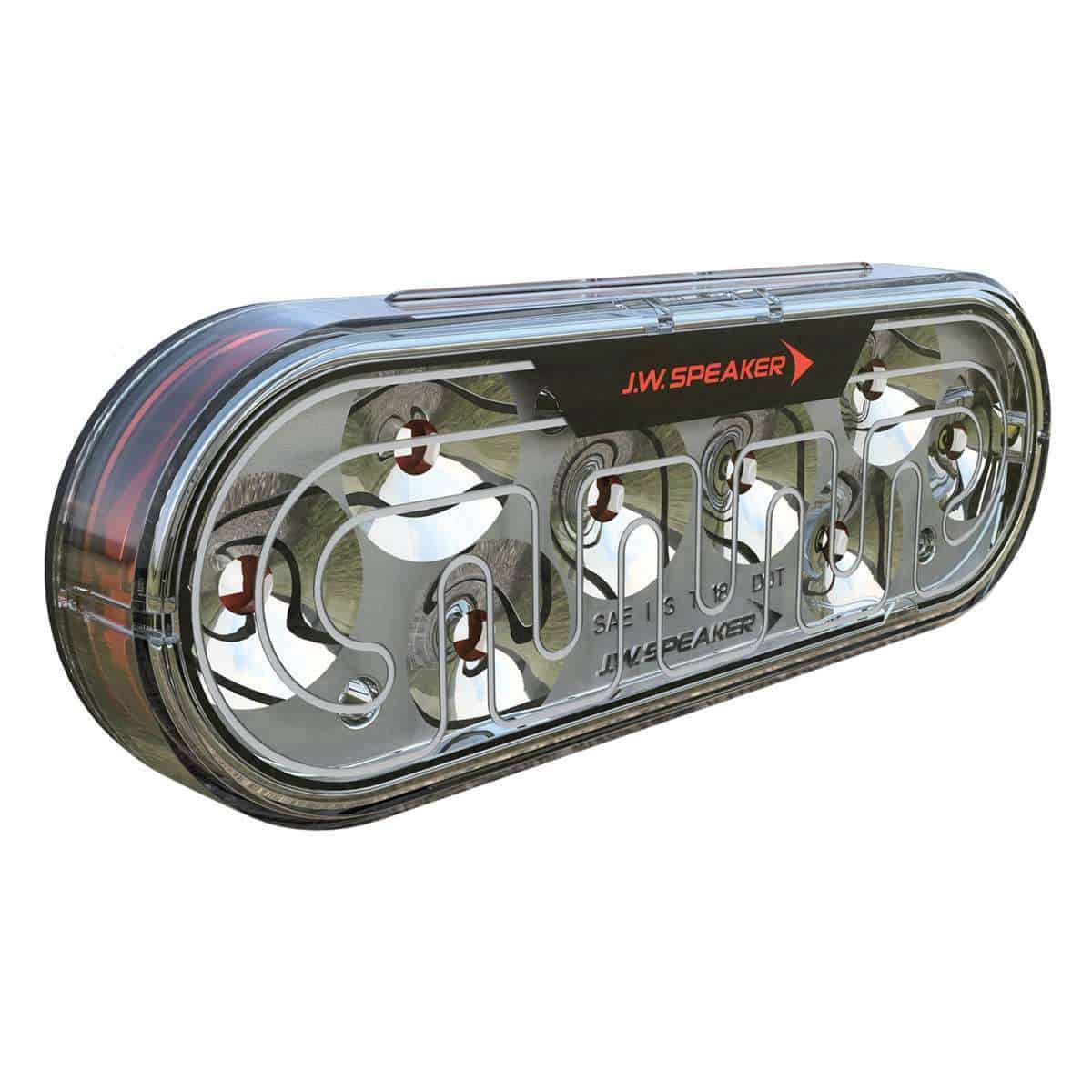 JW Speaker 2"x6" Heated Oval LED Light – Model 274 (Red Stop/Tail/Turn)