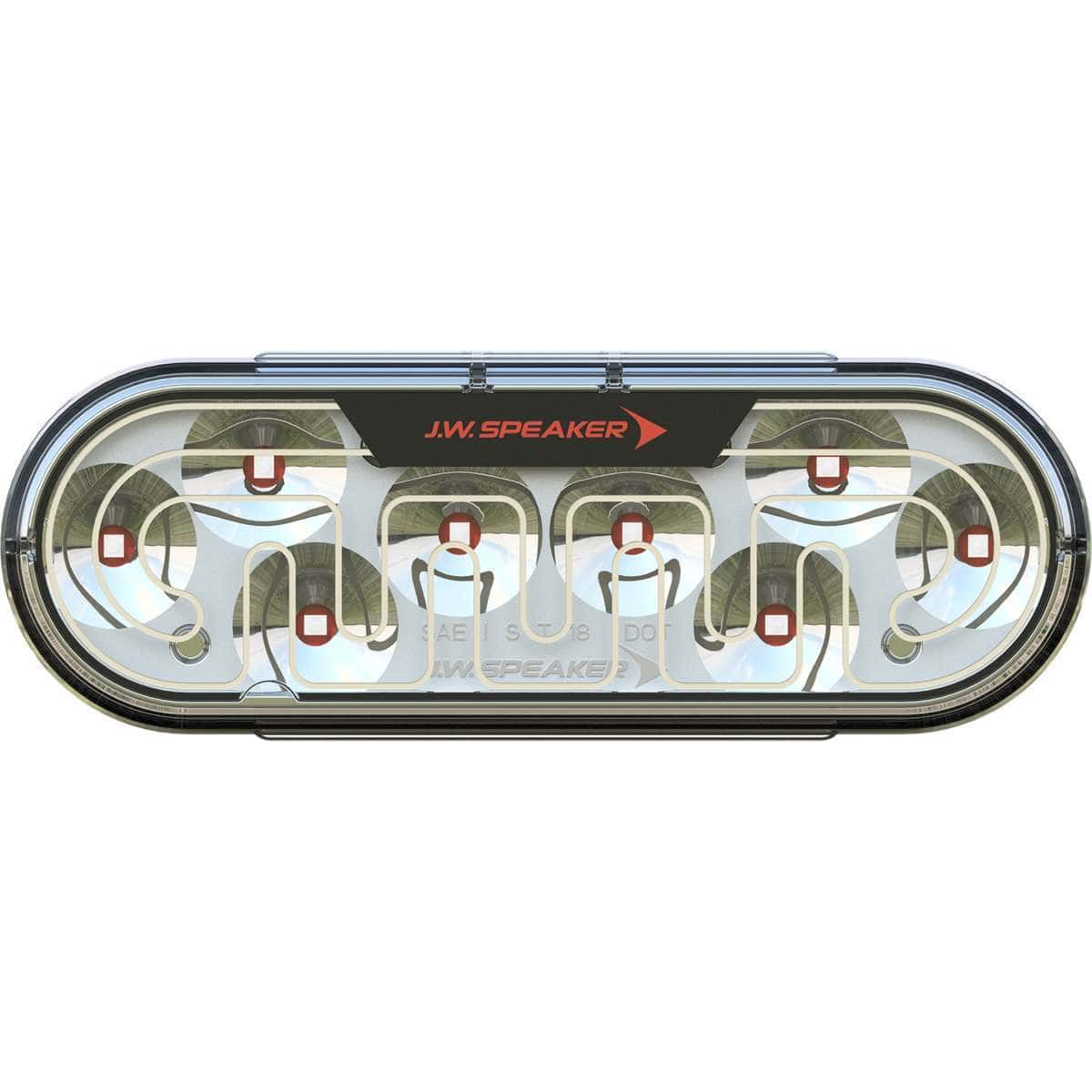 JW Speaker 2"x6" Heated Oval LED Signal Light – Model 274 Red Stop/Tail/Turn Light