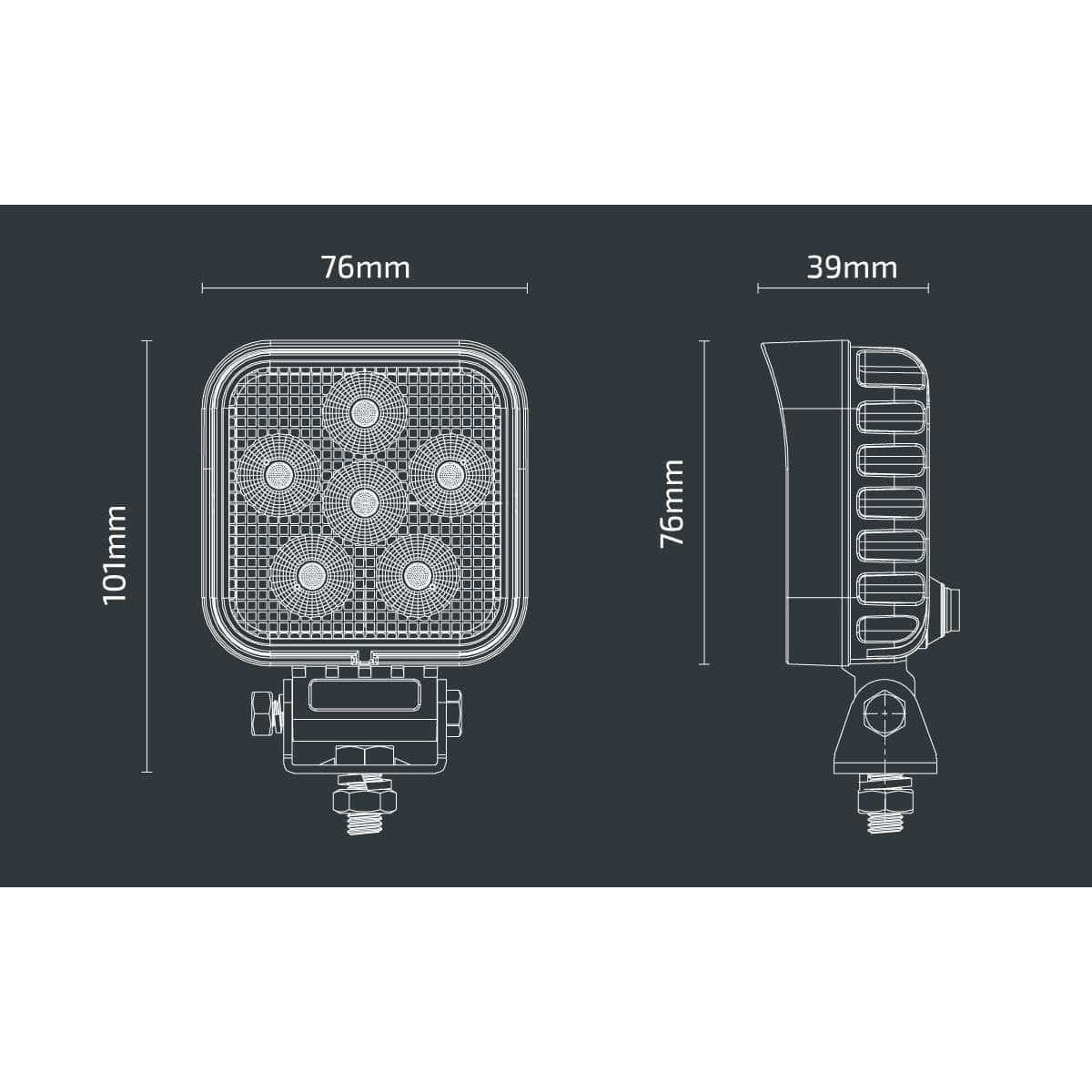 Nx530 – 3″ Led Slim Work Light 12-24V | 2040 Lumens | 24W 5 NX530 – 3″ LED Slim Work Light 12-24V | 2040 Lumens | 24W