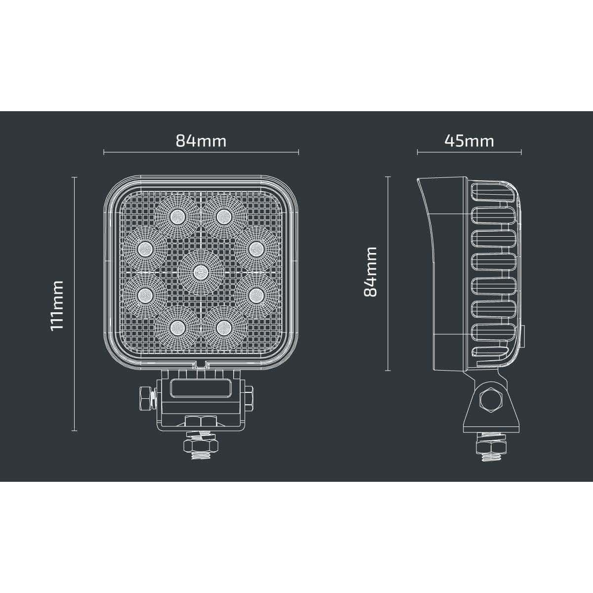 Nx531 – 3.5″ Led Slim Work Light 12-24V | 3060 Lumen | 36W 4 NX531 – 3.5″ LED Slim Work Light 12-24V | 3060 Lumen | 36W