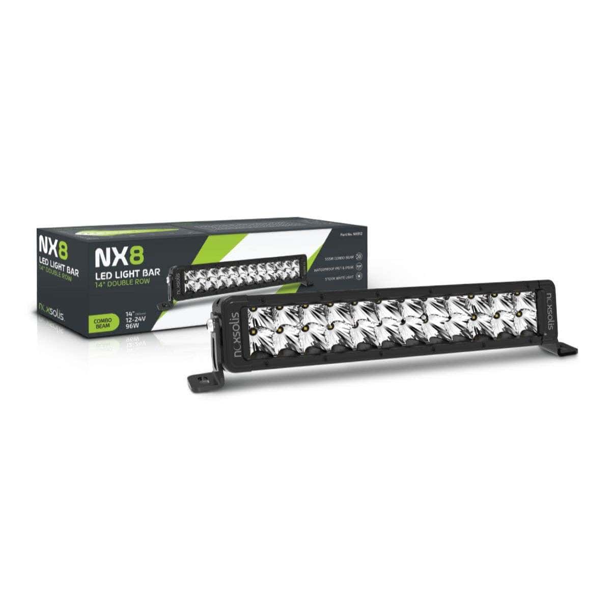 NX812 – 14″ Dual Row LED Light Bar | 4653 Raw Lumens | Combo Beam