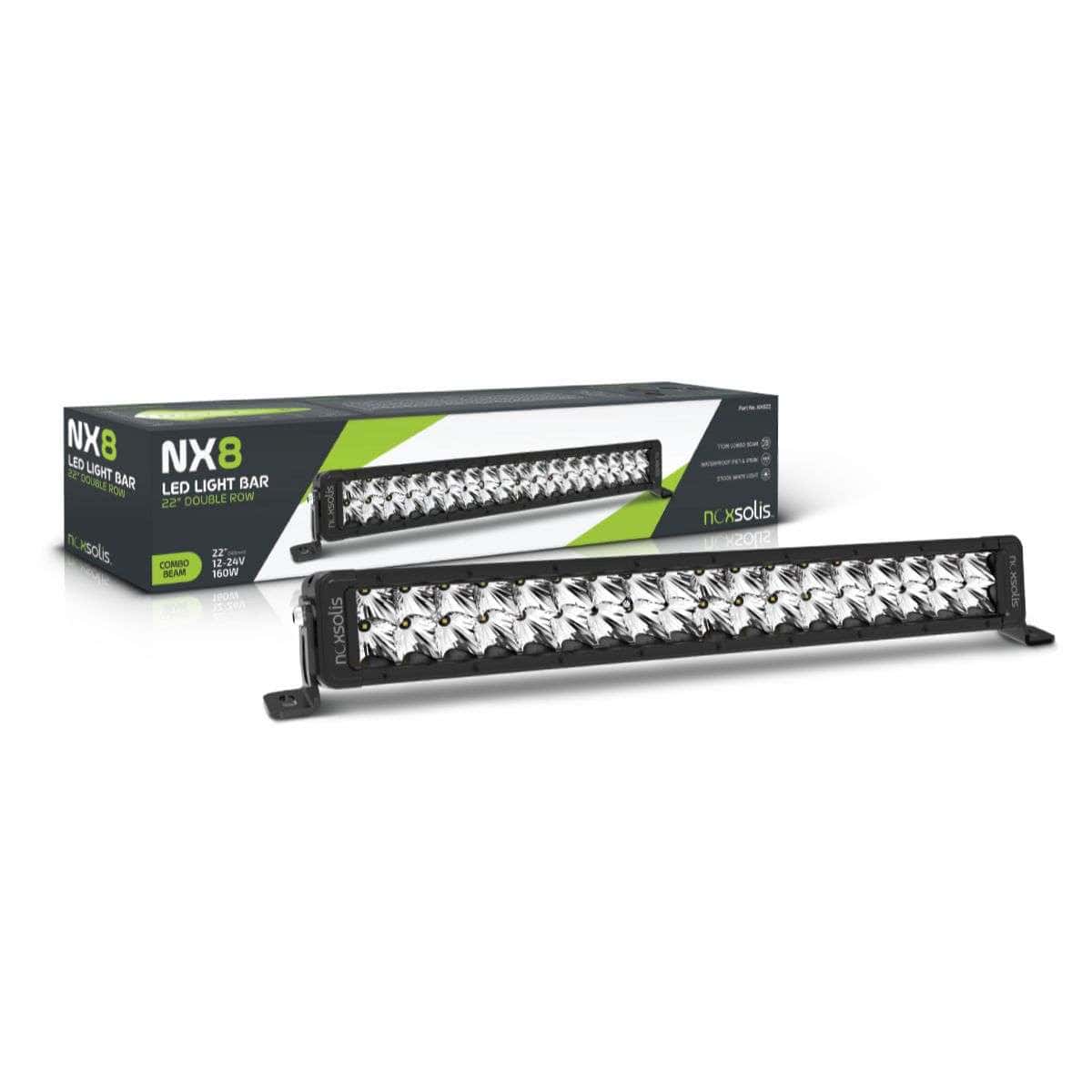 NX822 – 22″ Dual Row LED Light Bar | 10,133 Raw Lumens | Combo Beam