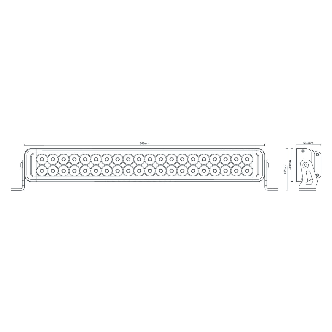 Nx822 – 22″ Dual Row Led Light Bar | 10,133 Raw Lumens | Combo Beam 9 NX822 – 22″ Dual Row LED Light Bar | 10,133 Raw Lumens | Combo Beam
