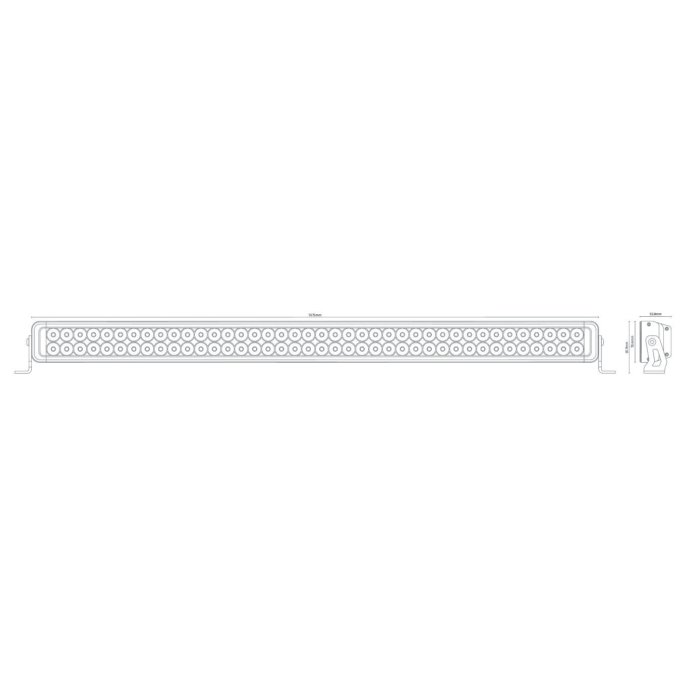Nx842 – 42″ Dual Row Led Light Bar | 17,236 Raw Lumens | Combo Beam 9 NX842 – 42″ Dual Row LED Light Bar | 17,236 Raw Lumens | Combo Beam