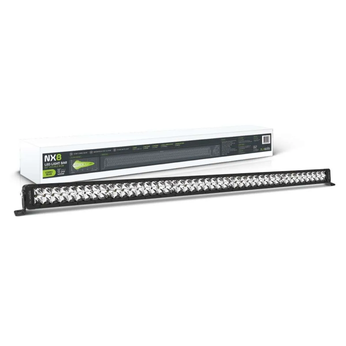 NX852 – 52″ Dual Row LED Light Bar | 21,375 Raw Lumens | Combo Beam