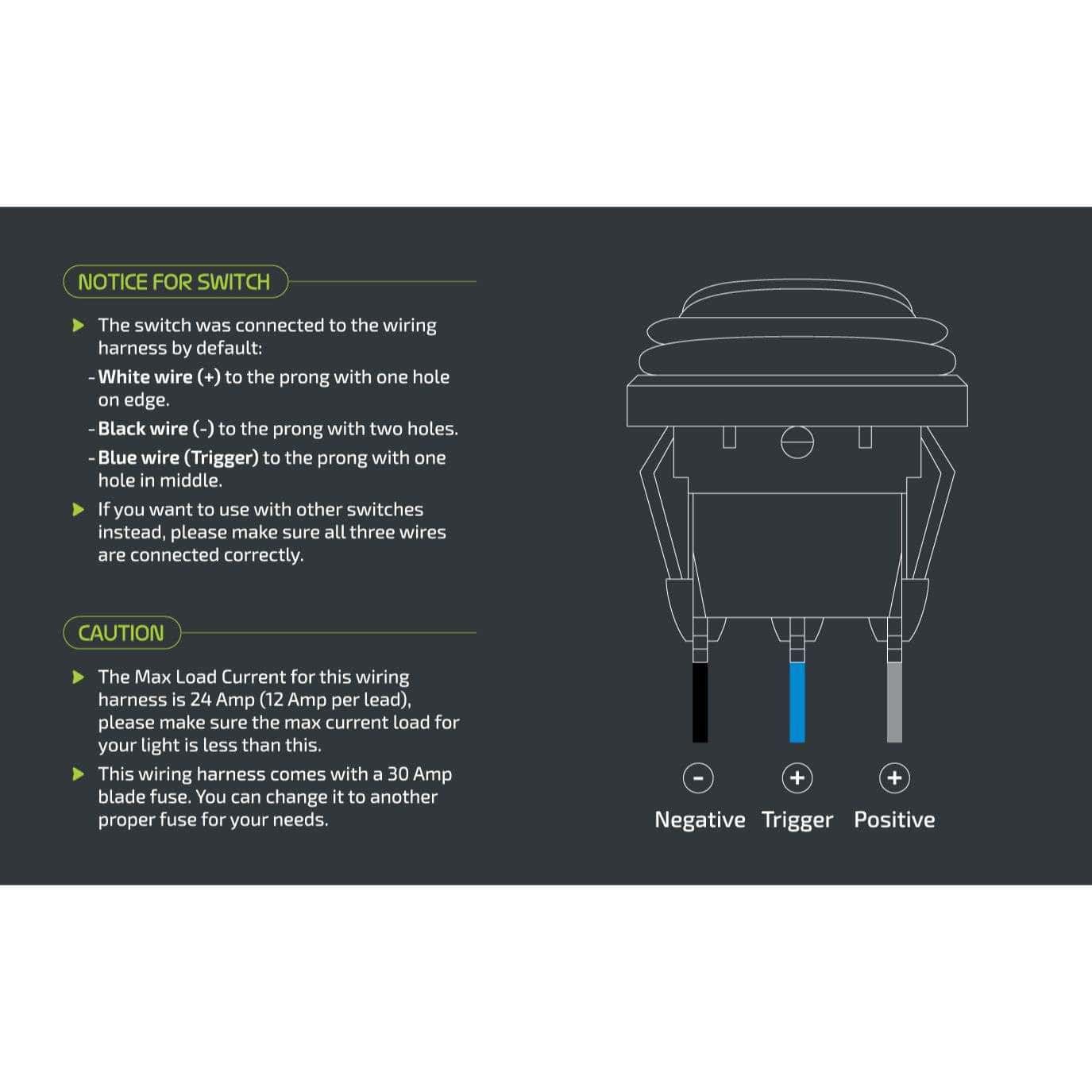 NX200 – Wiring Harness Kit For 2x Driving Lights