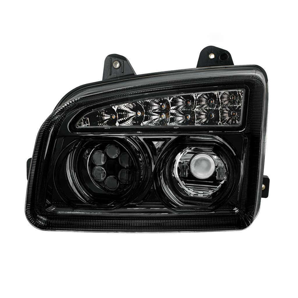 11 Led Headlight For 2015-2026 Kenworth T880, Black 6 11 LED Headlight For 2015-2024 Kenworth T880