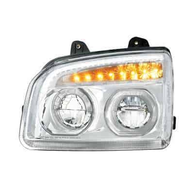 LED Headlight for 2015-2025 Kenworth T880, Chrome
