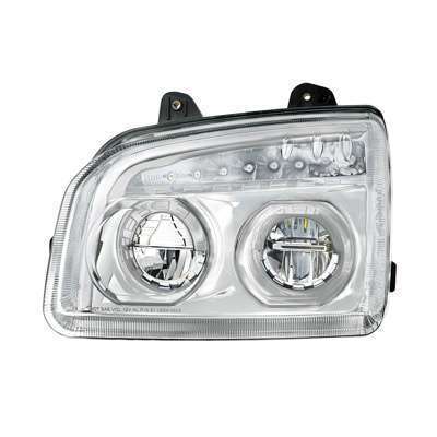 High Power LED Headlight With LED Turn Signal & Light Bar For 2015-2025 Kenworth T880