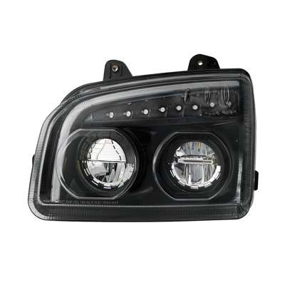 High Power LED Headlight With LED Turn Signal & Light Bar For 2015-2025 Kenworth T880
