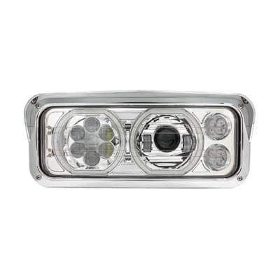 High Power Heated 10 LED Headlight With LED Turn & DRL