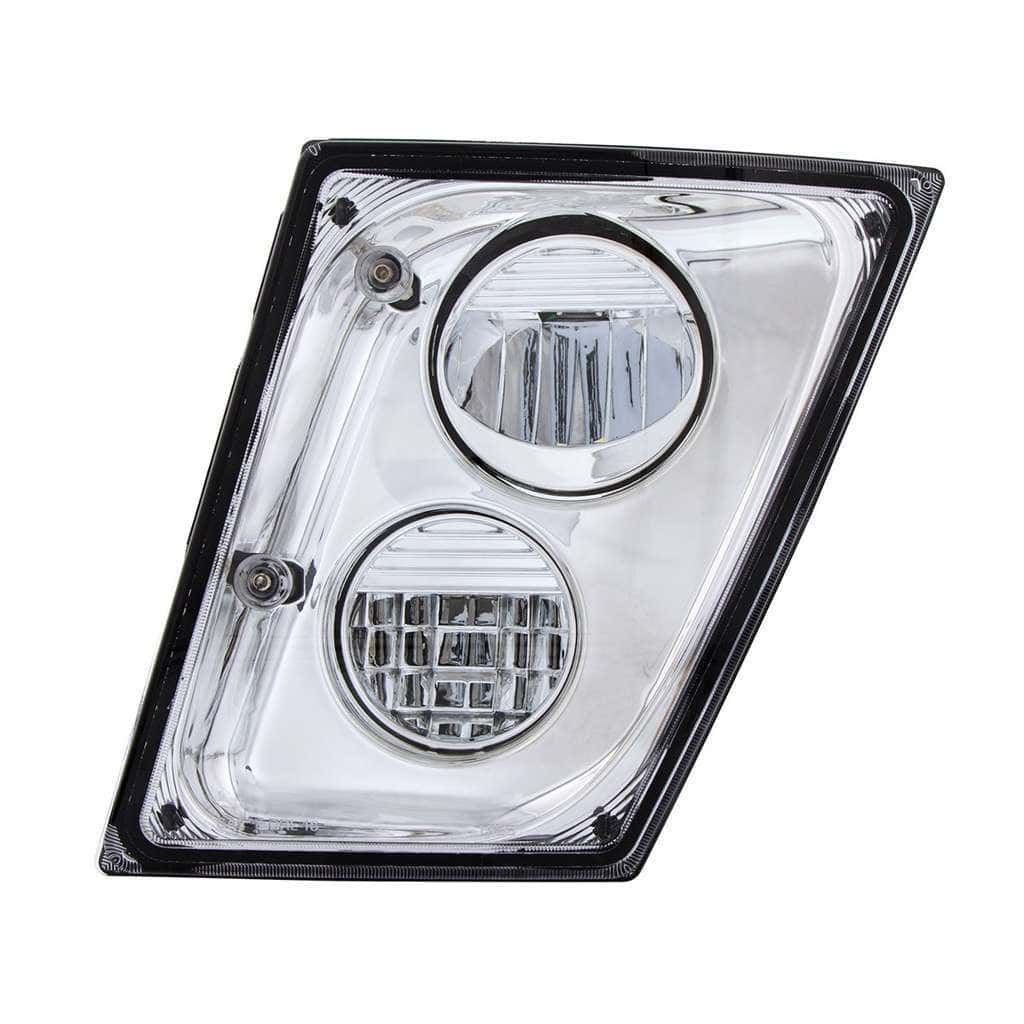 2003-2017 Volvo Vnl Chrome Led Fog &Amp; Driving Light 2 2003-2017 Volvo VNL Chrome LED Fog & Driving Light