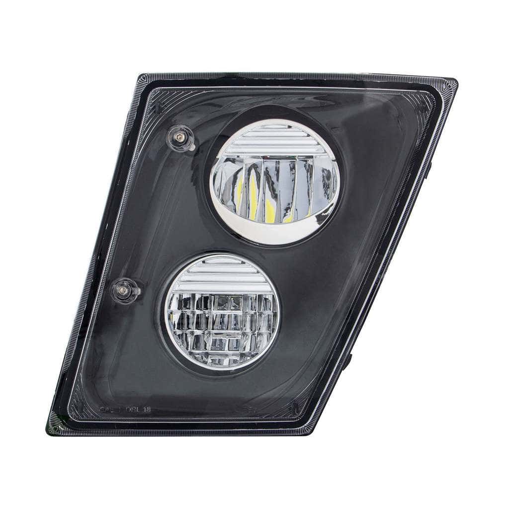 2003-2017 Volvo Vnl Black Led Fog &Amp; Driving Light 2 2003-2017 Volvo VNL Black LED Fog & Driving Light