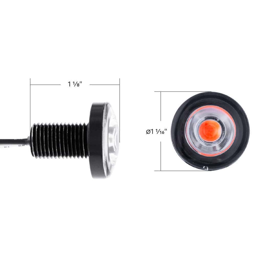 1&Quot; High Power Clearance Light – Purple/Clear 8 1" High Power Clearance Light – Purple/Clear
