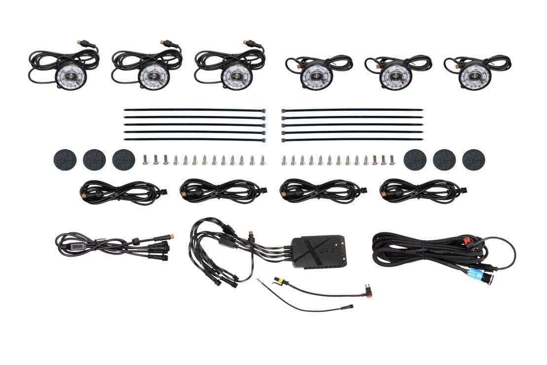 Morimoto Rock Light Kit: Color Changing RGB (6 pc)