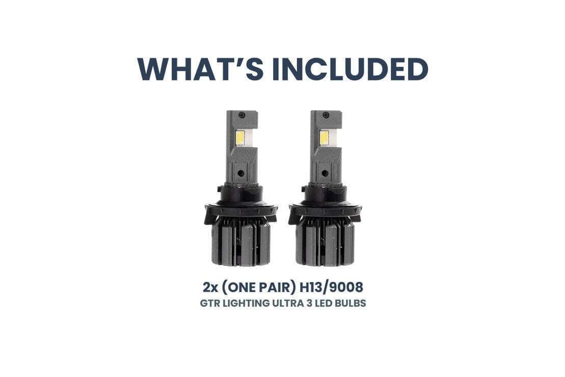 H13/9008: Gtr Lighting Ultra 3.0 Led Bulbs 4 GTR Lighting Ultra 3.0 LED Bulbs
