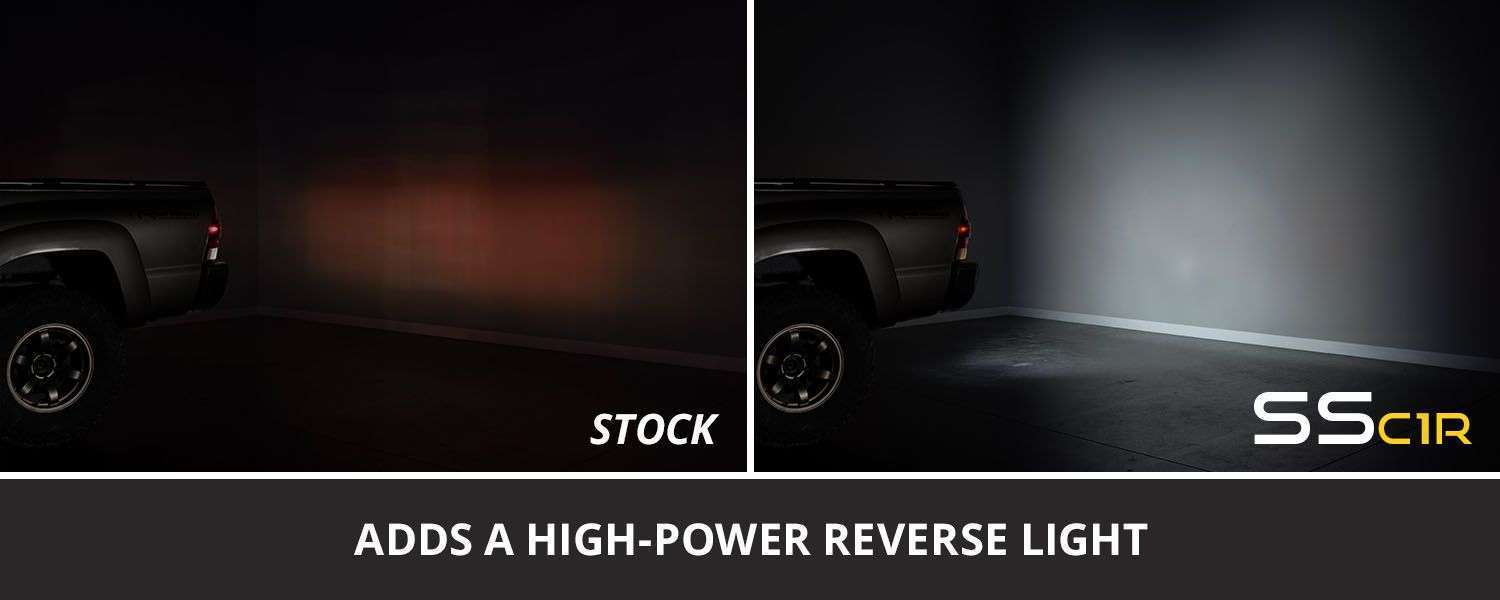 Hitchmount Led Pod Reverse Kit For 2005-2015 Toyota Tacoma C1R + Brake 6 HitchMount LED Pod Reverse Kit