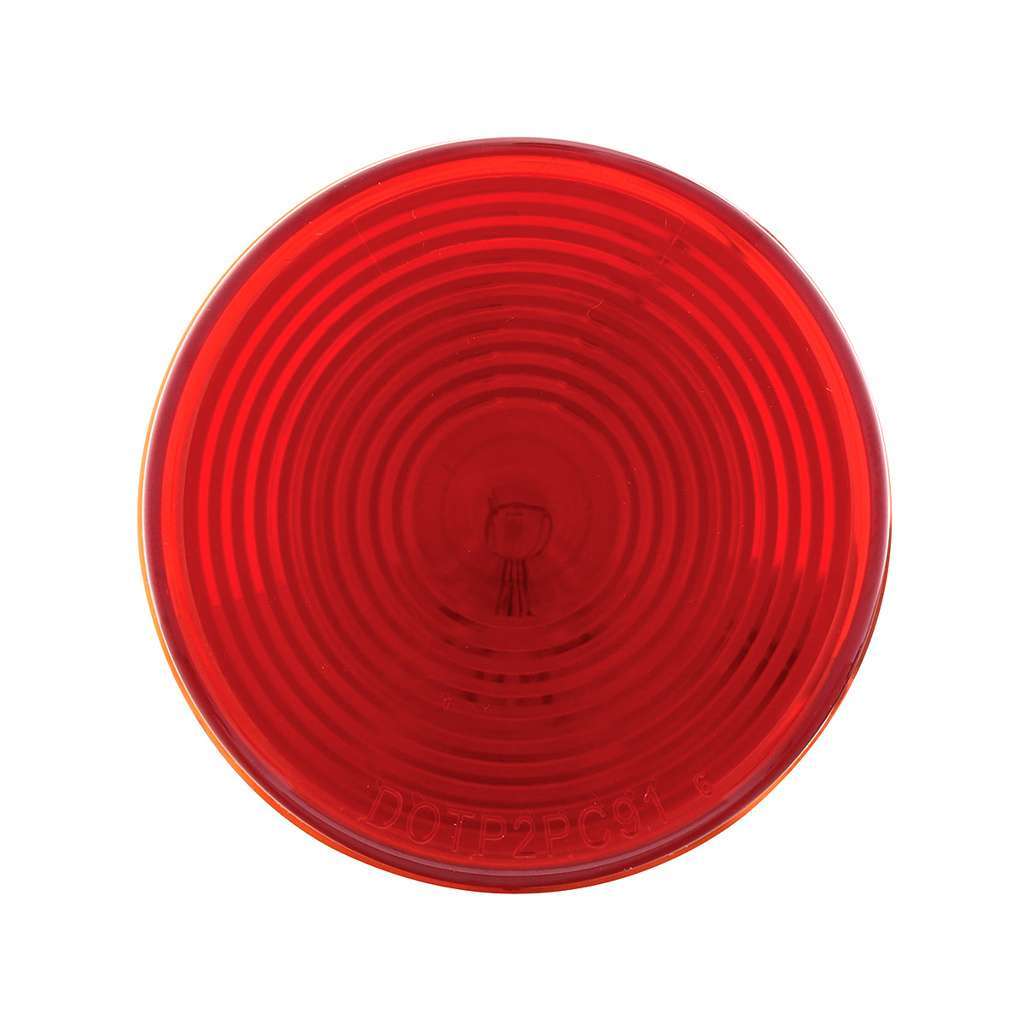 2-1/2" Round Light (Clearance/Marker) - Red Lens