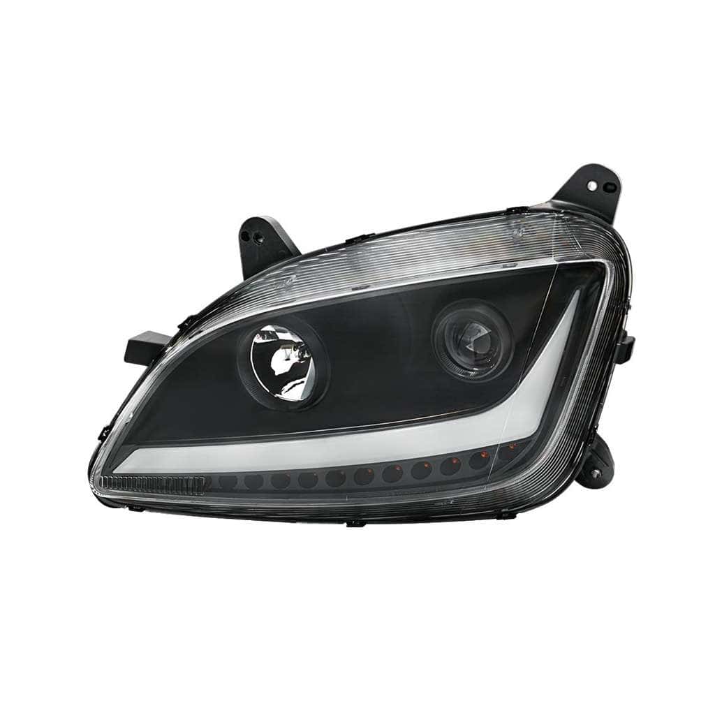 Projection Headlight With LED Position Light & Sequential Signal For 2012-2021 Peterbilt 579