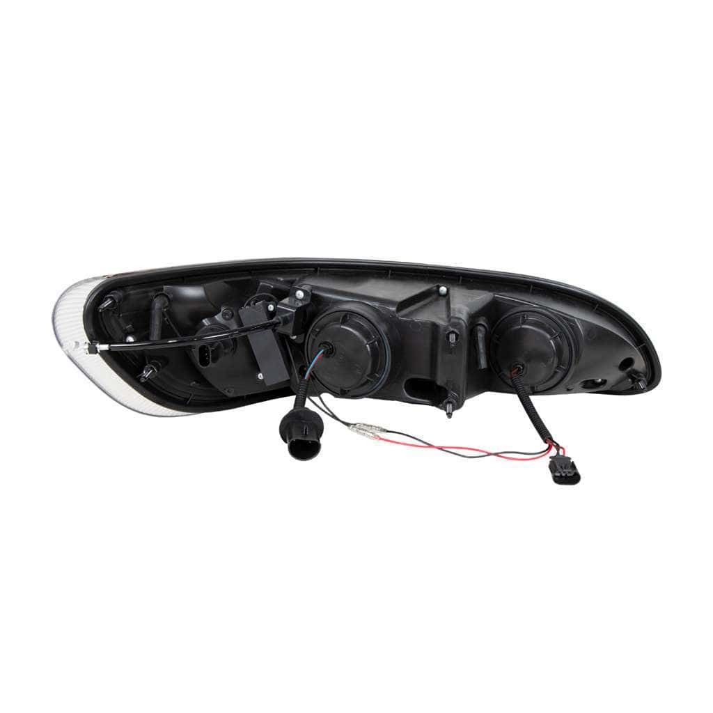 Peterbilt 386 / 387 Chrome 6-Led Headlights With Drl &Amp; Turn Signal 4 6 LED Headlight For Peterbilt 386 (2006-2016) & 387 (2000-2011)-Chrome