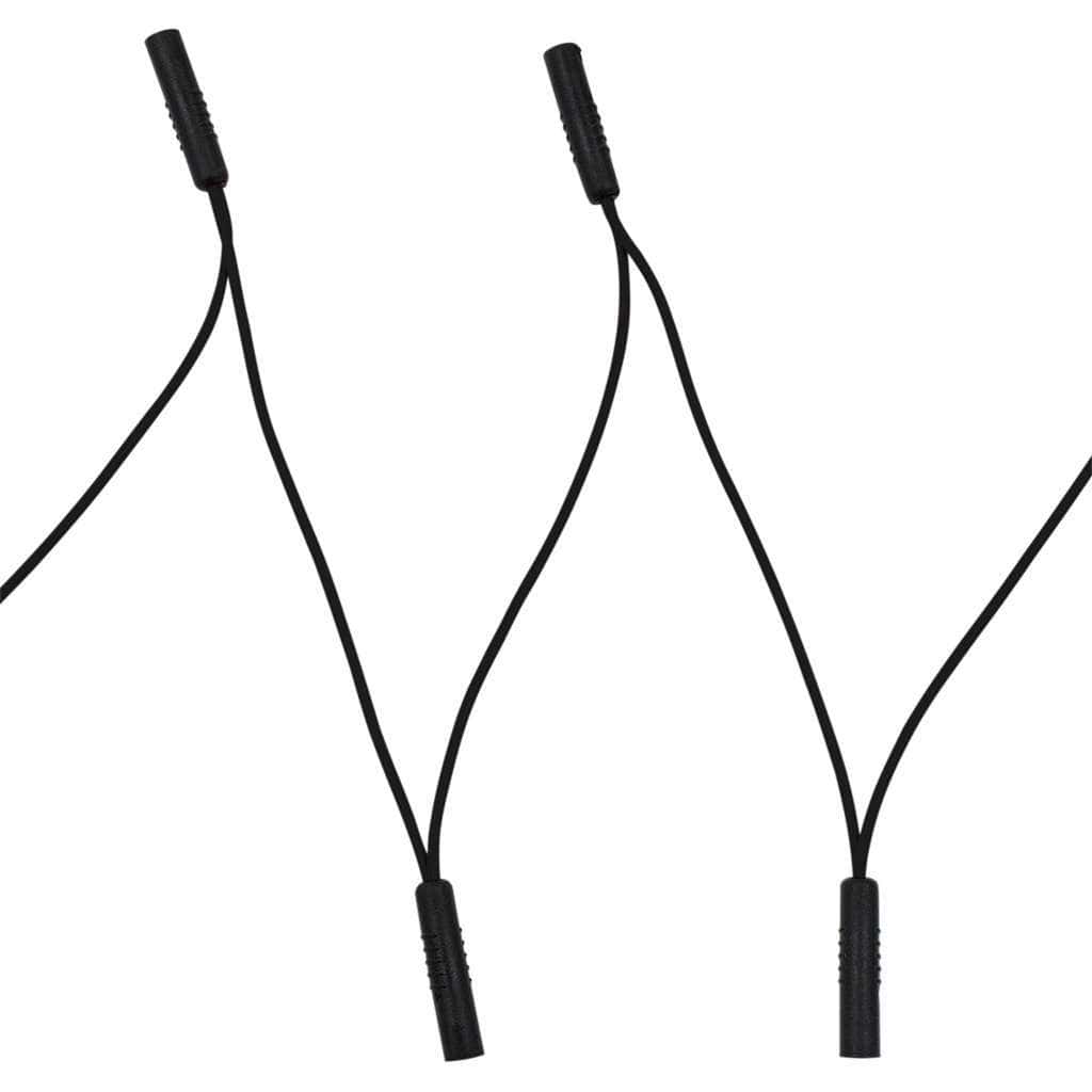 0.180" Female Plug Black Wire Harness With 50 Plugs-6" Lead (Bulk)