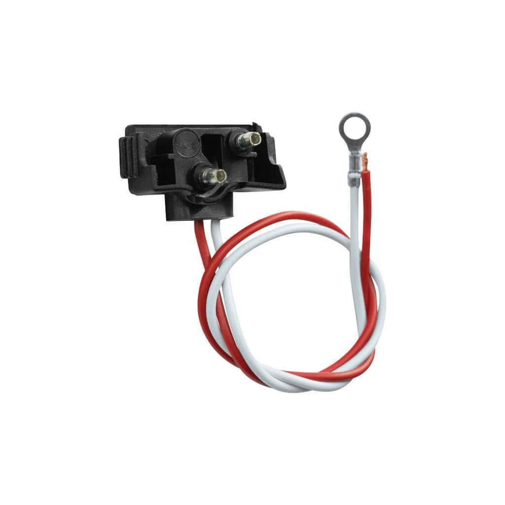 2 Wire Pigtail With 2 Prong Right Angle Plug - 12" Lead (Single)