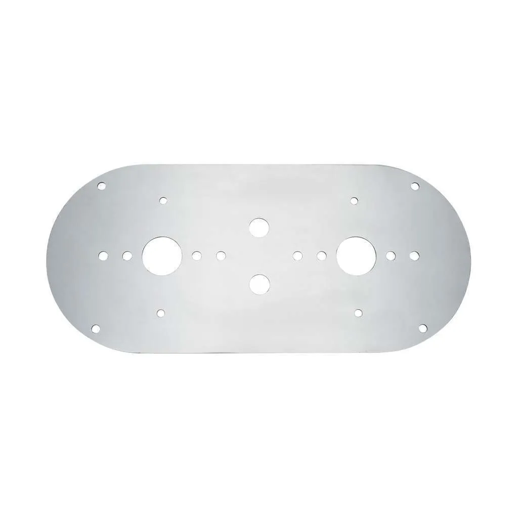 Kenworth & Peterbilt 304 Stainless Steel Above Door Dome Light Plate