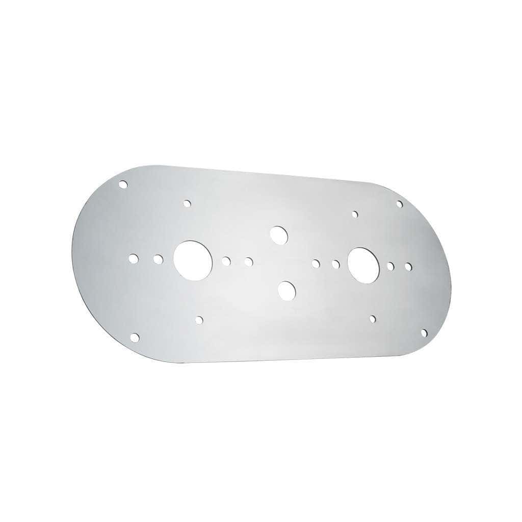 Kenworth & Peterbilt 304 Stainless Steel Above Door Dome Light Plate