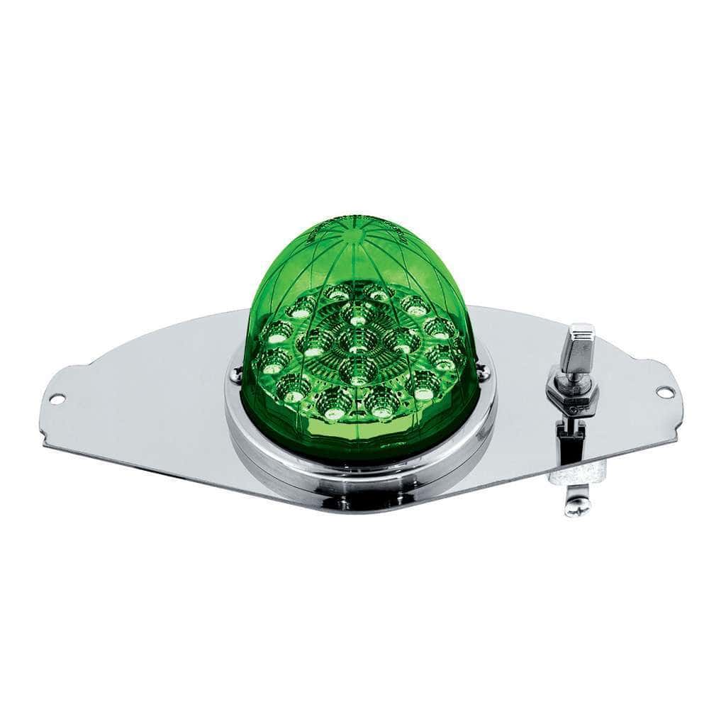 304 Ss Above Door Dome Light Kit W/ 17 Led Double Fury Watermelon For 2008-2017 Fl Cascadia-Amber &Amp; Green Led 3 304 SS Above Door Dome Light Kit W/ 17 LED Double Fury Watermelon For 2008-2017 FL Cascadia