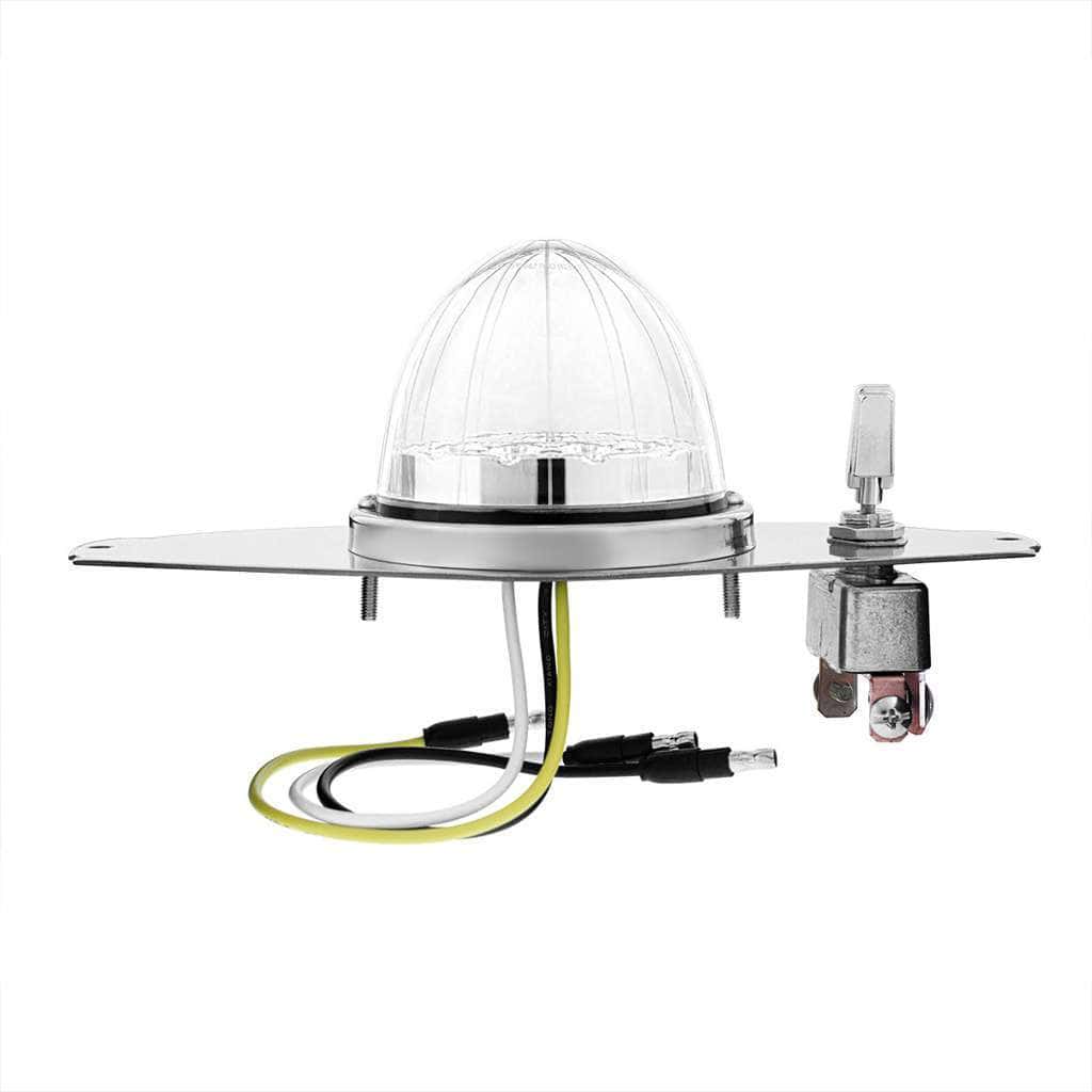 304 Ss Above Door Dome Light Kit W/ 17 Led Double Fury Watermelon For 2008-2017 Fl Cascadia-Amber &Amp; Green Led 6 304 SS Above Door Dome Light Kit W/ 17 LED Double Fury Watermelon For 2008-2017 FL Cascadia