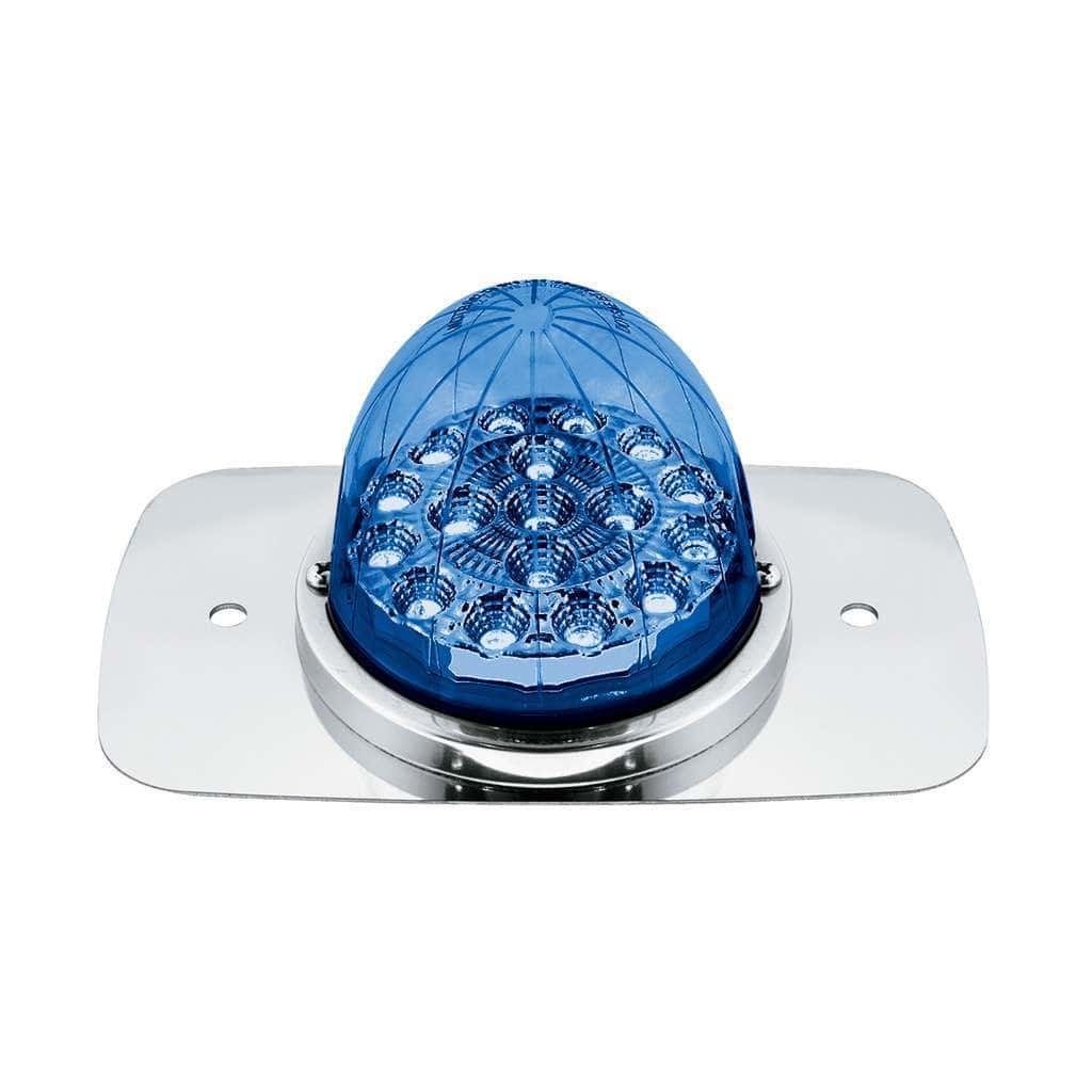304 Ss Turn Signal Light Kit W/ 17 Led Double Fury Watermelon For 2008-2017 Fl Cascadia-Amber &Amp; Blue Led 3 304 SS Turn Signal Light Kit With 17 LED Double Fury Watermelon For 2008-2017 Freightliner Cascadia