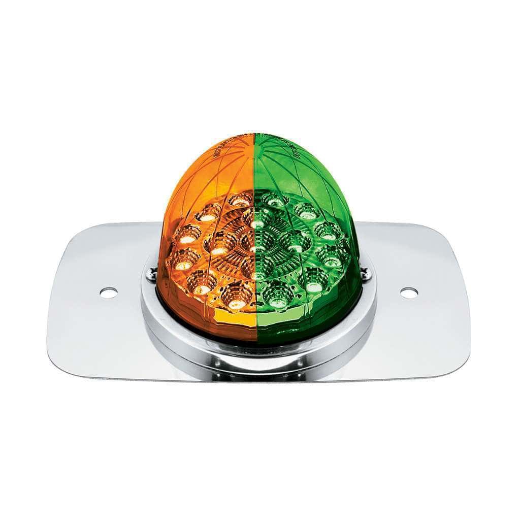 304 SS Turn Signal Light Kit With 17 LED Double Fury Watermelon For 2008-2017 Freightliner Cascadia