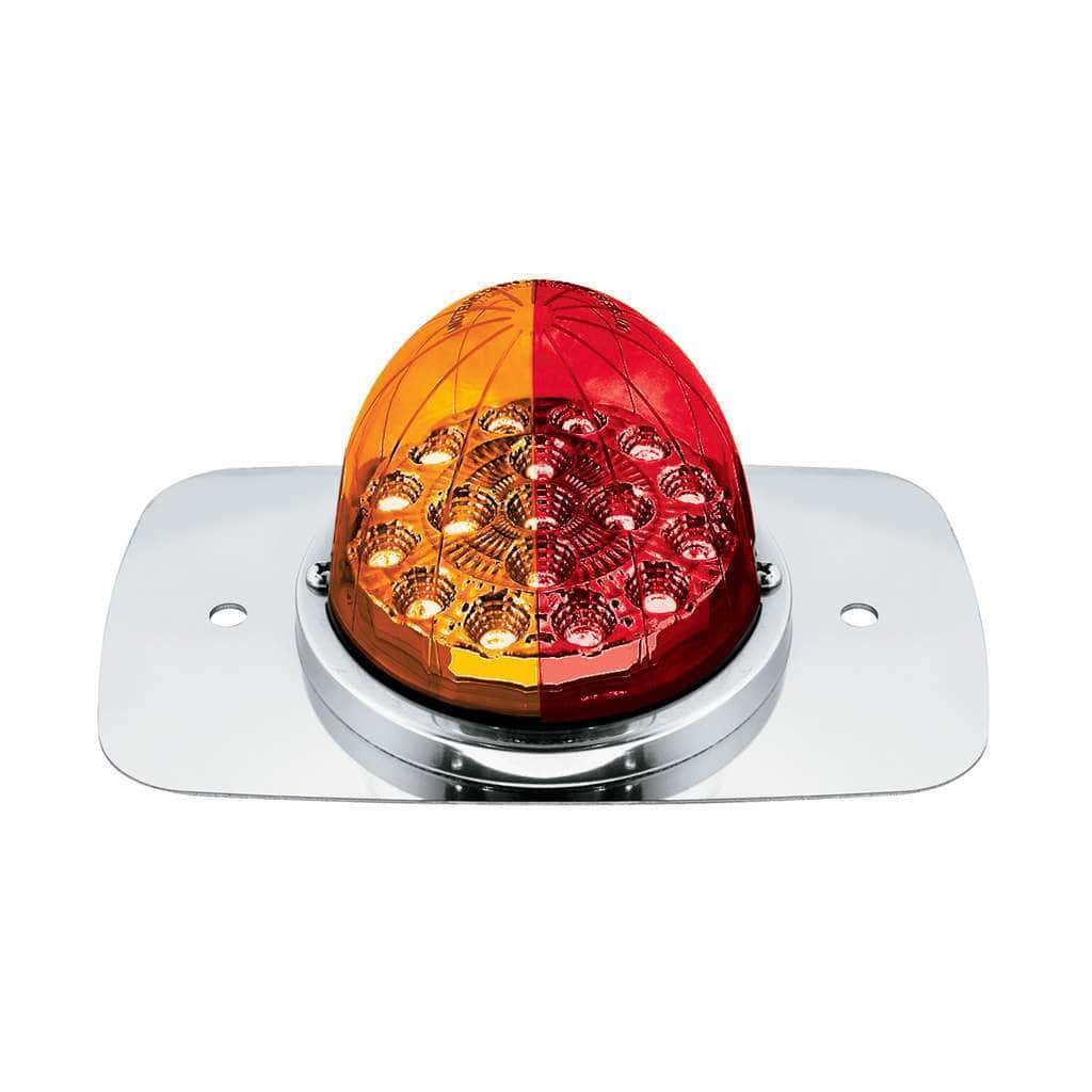 304 SS Turn Signal Light Kit With 17 LED Double Fury Watermelon For 2008-2017 Freightliner Cascadia