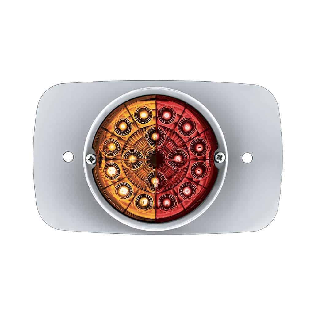 304 Ss Turn Signal Light Kit W/ 17 Led Double Fury Watermelon For 2008-2017 Fl Cascadia-Amber &Amp; Red Led 5 304 SS Turn Signal Light Kit With 17 LED Double Fury Watermelon For 2008-2017 Freightliner Cascadia