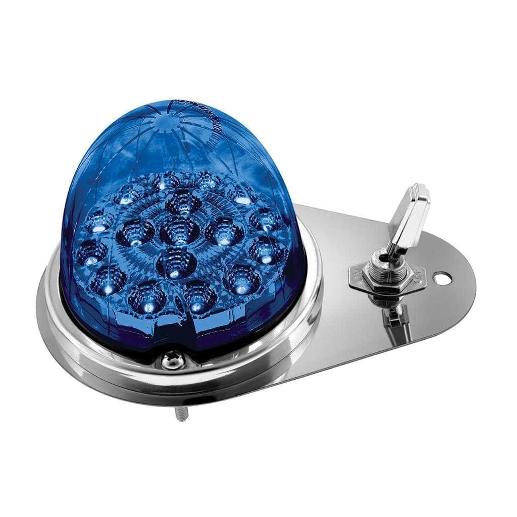 304 Ss Above Door Dome Light Kit W/ 17 Led Double Fury Watermelon For 1994-2025 Kw W900-Amber &Amp; Blue Led 3 304 SS Above Door Dome Light Kit W/ 17 LED Double Fury Watermelon For 1994-2025 KW W900-Amber & Blue LED