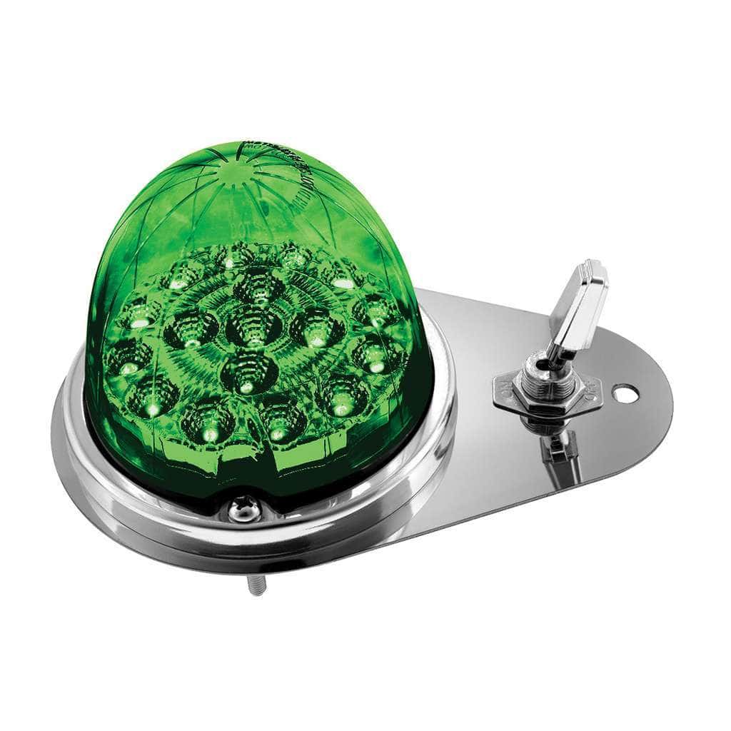 304 Ss Above Door Dome Light Kit W/ 17 Led Double Fury Watermelon For 1994-2025 Kw W900-Amber &Amp; Green Led 3 304 SS Above Door Dome Light Kit W/ 17 LED Double Fury Watermelon For 1994-2025 KW W900-Amber & Green LED