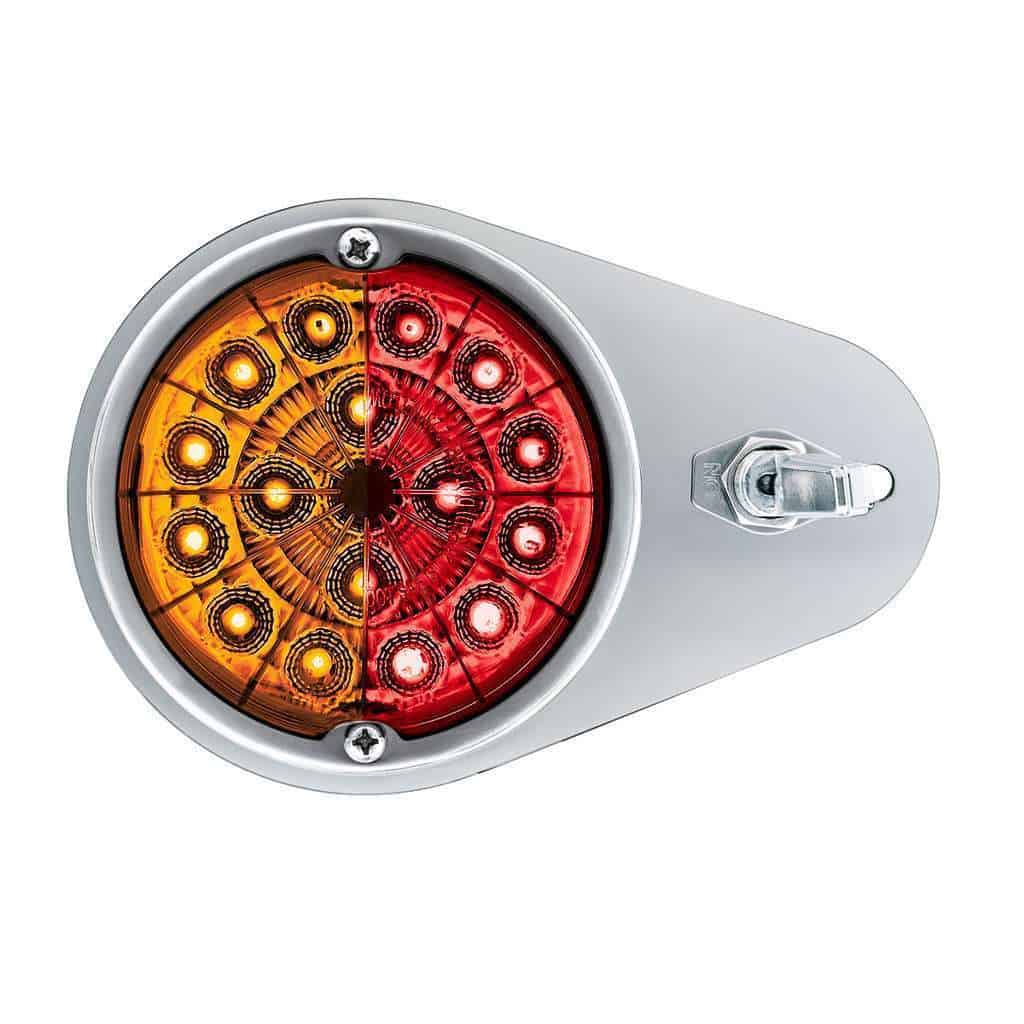 304 Ss Above Door Dome Light Kit W/ 17 Led Double Fury Watermelon For 1994-2025 Kw W900-Amber &Amp; Red Led 5 304 SS Above Door Dome Light Kit W/ 17 LED Double Fury Watermelon For 1994-2025 KW W900-Amber & Red LED