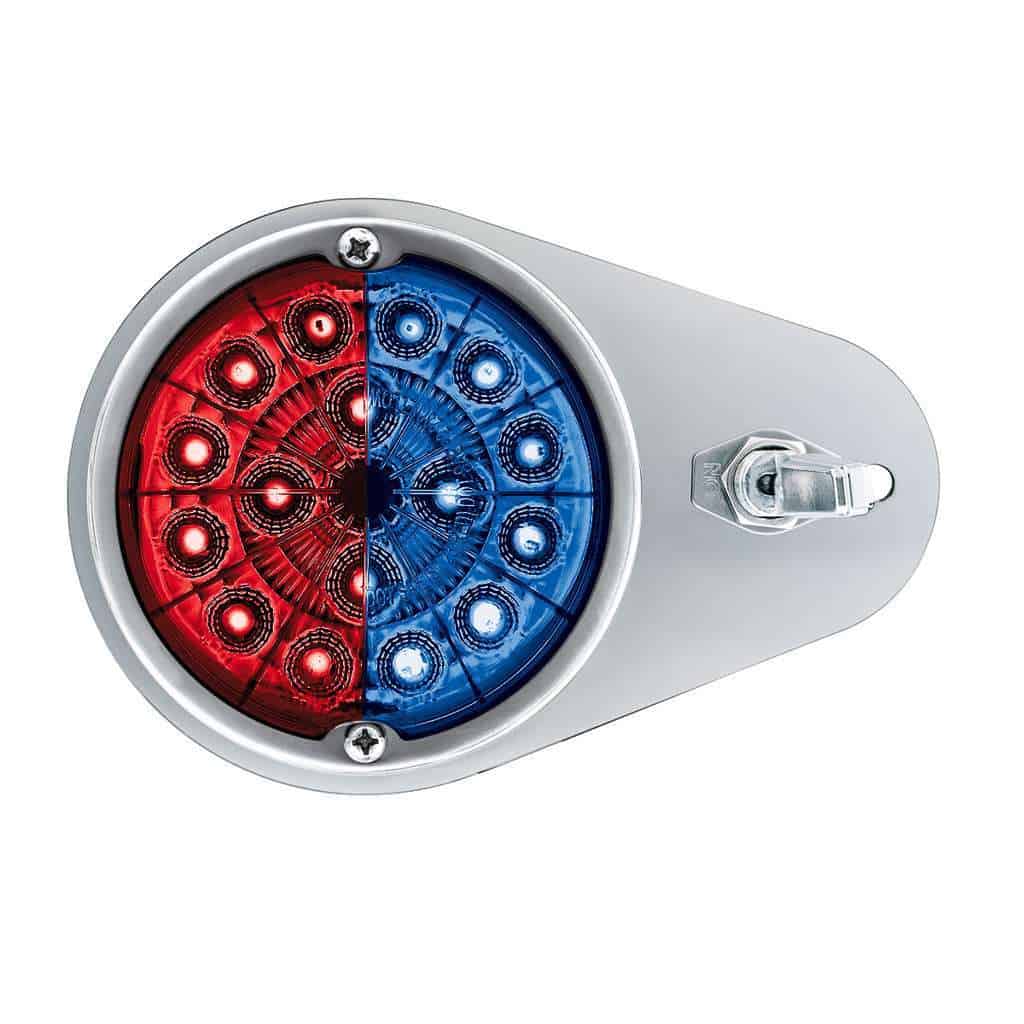 304 Ss Above Door Dome Light Kit W/ 17 Led Double Fury Watermelon For 1994-2025 Kw W900-Red &Amp; Blue Led 5 304 SS Above Door Dome Light Kit W/ 17 LED Double Fury Watermelon For 1994-2025 KW W900-Red & Blue LED