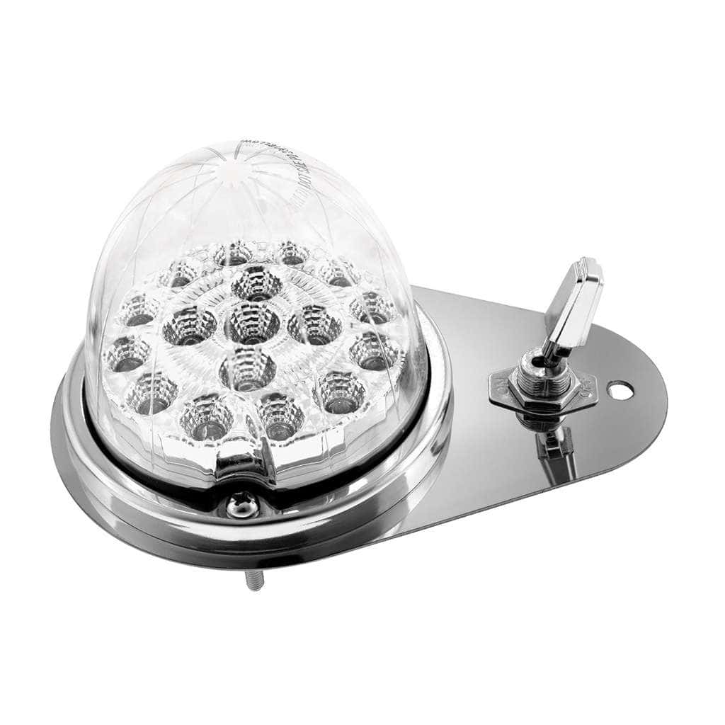 304 Ss Above Door Dome Light Kit W/ 17 Led Double Fury Watermelon For 1994-2025 Kw W900-Red &Amp; Green Led 4 304 SS Above Door Dome Light Kit W/ 17 LED Double Fury Watermelon For 1994-2025 KW W900-Red & Green LED