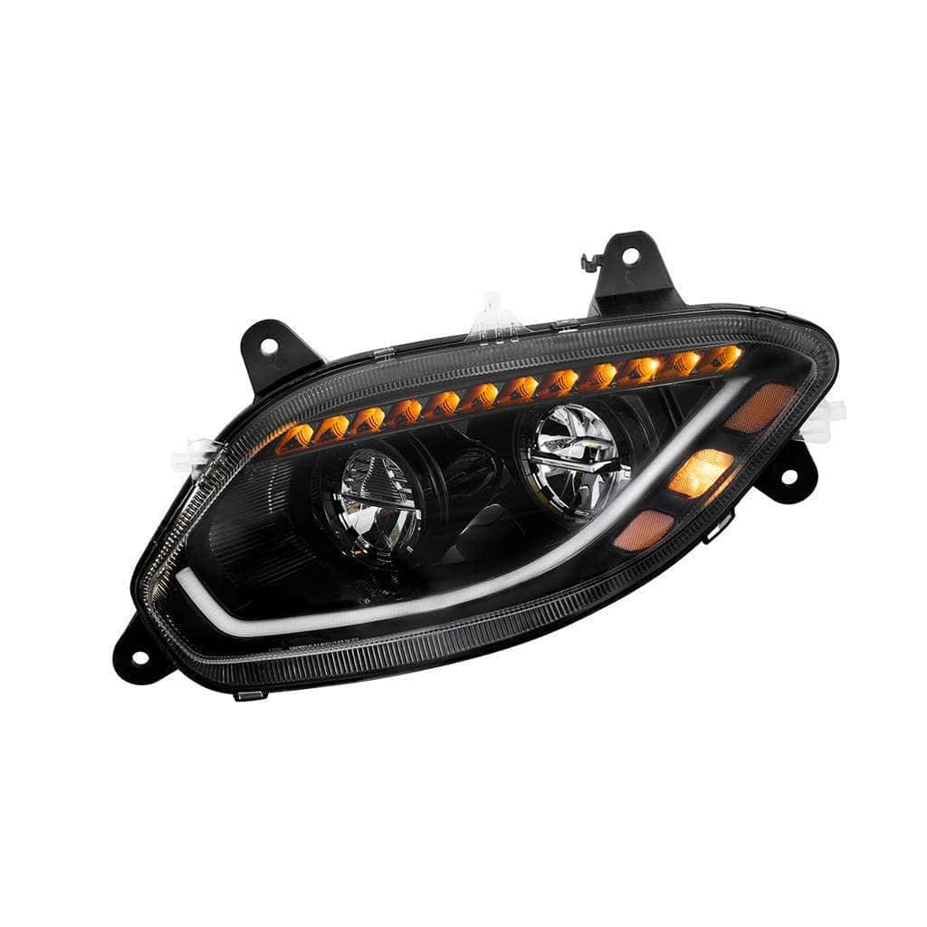 International LT Black 86 LED Headlight