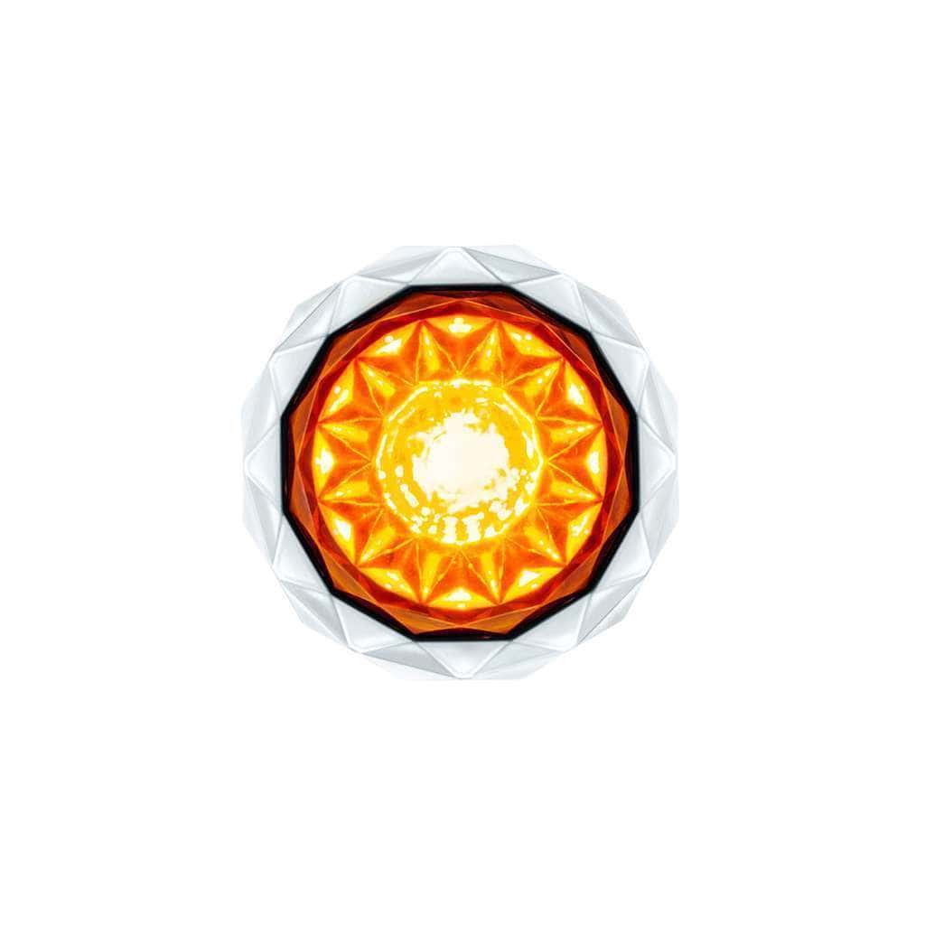 2 LED Dual Function Mini Crystal Watermelon Light – Amber